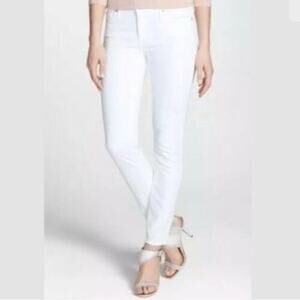 Joie Jeans Women's White Mid Rise Skinny Size 26